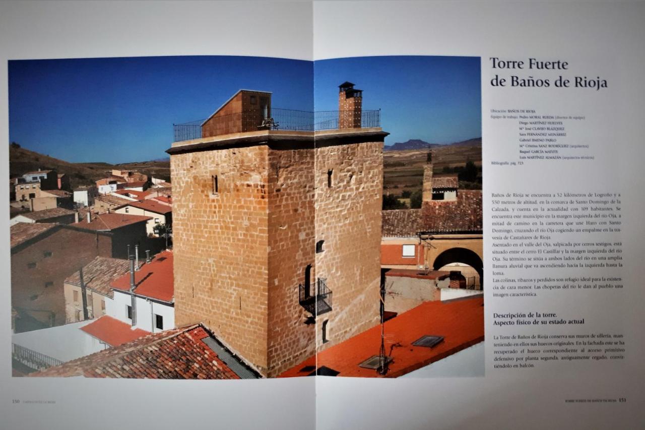 Casa Rural Medieval Torre Fuerte S.XIII Banos de Rioja Exterior foto