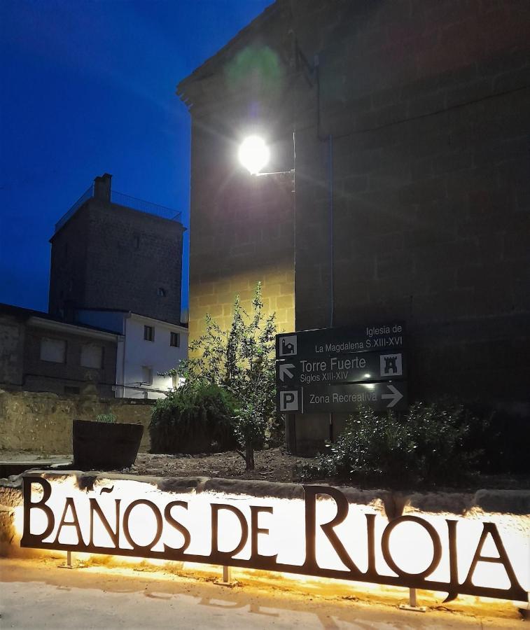 Casa Rural Medieval Torre Fuerte S.XIII Banos de Rioja Exterior foto